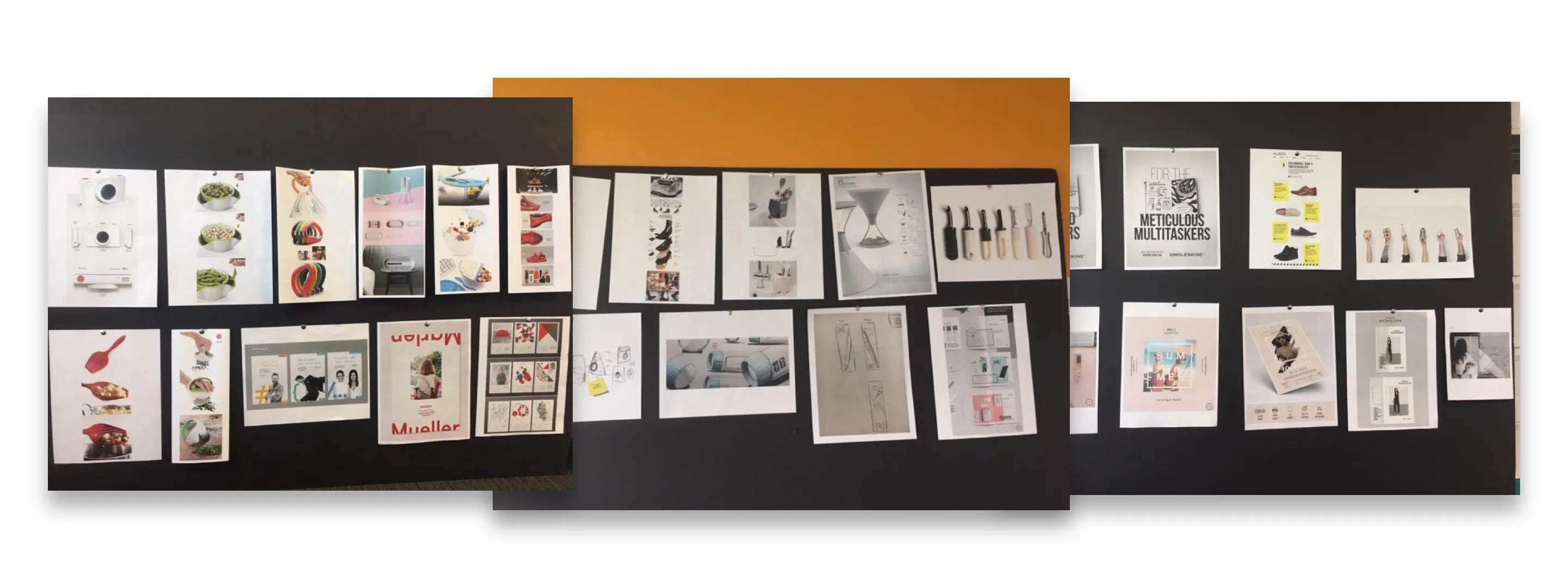 TRU RED visual research, reference imagery, and early creative direction