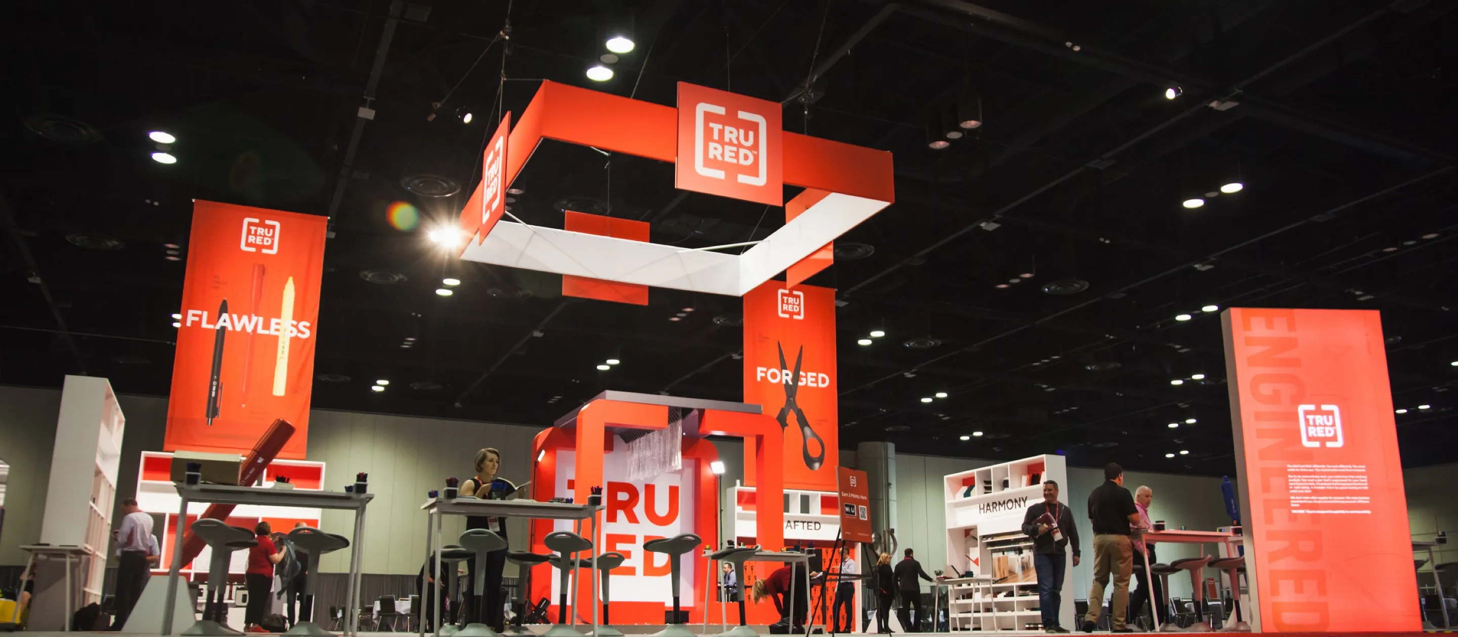 TRU RED campaign creative, first application
